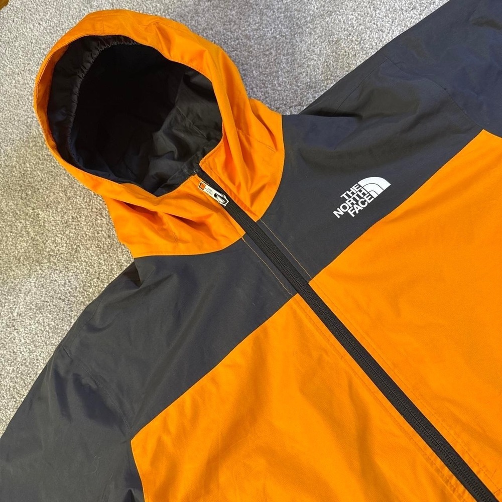 The North Face Boys' Freedom Triclimate Jacket Cone Orange Youth XL 3-in-1 Coat